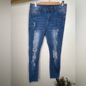 Distressed Jeans